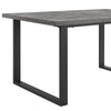Dusk Harper Stone Effect & Black 4-6 Seater Dining Table RRP £699
