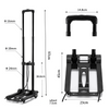 New Heavy Duty Folding Lightweight Hand Sack Trolley Cart Wheel Truck Barrow UK