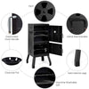 Outdoors Charcoal Barbeque Vertical Charcoal Smoker-Black
