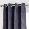 Thick Heavy Velvet Curtains Eyelet Ring Top Fully Lined PAIR of Ready Made Panel