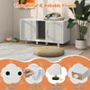 Cat Litter Box Enclosure TV Stand Hidden Cat Washroom Side End Table Cat House