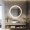 60/80CM Gold Aluminum Framed Led Bathroom Mirror Anti-fog Vanity Mirror Dimmable