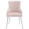 Dining Chair Armchair Velvet Kitchen Dining Room Restaurant Office Chair Pink
