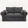 Luxury 2, 3 Seater Linen Fabric Couch Sofa Corner Chaise Settee Living Room Set