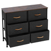 6 Drawer Chest of Drawers Metal Frame Bedroom Storage Cabinet Dresser Organizer