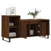 Lechnical TV Cabinet Brown Oak 100x35x55 Engineered Wood,TV Stand Unit,TV K8T5