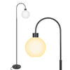 Floor Lamp Free Standing Reading Light Bedroom Living Room Black