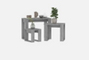 Nesting Coffee Tables Set of 3 Wooden Nest Side End Light Grey Living Room Table