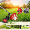 21V Electric Cordless Strimmer Grass Trimmer Tree Cutter Garden Edger +2 Battery