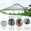 13x13FT Outdoor Pop-Up Gazebo Canopy Tent Instant Sun Shelter with Wheeled Bag