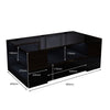 High Gloss LED Modern Coffee Table Wooden Storage Living Room Furniture UK