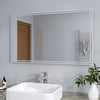 Illuminated LED Bathroom Mirror with Lights Touch Sensor Wall Mounted 1000x600mm