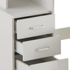 Makeup Desk Dressing Table With Mirror 4 Drawers Stool Vanity Set +Bulbs