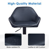 Set of 2 Barstool Kitchen Breakfast Swivel Pub Counter Gas Lift PU Leather Chair
