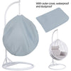 Garden Swing Chair Hanging Egg Chair Patio Hammock Chair w/ Stand Indoor Outdoor
