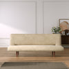 Faux Suede Velvet/Linen Fabric Upholstered Sofa Bed 3 Seater Recliner Sofabed