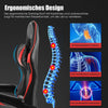 Gaming Chairs with Lumbar Support Ergonomic Gamer Chair Home PC Computer Fujoidp