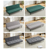 Sofa Bed Budget 3 Seater Fabric Folding Convertible Click Clack Couch Sofabed