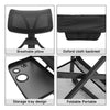 Professional Folding Black Director Chair Make up Artist Chair Aluminum Frame UK