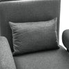 Futon Folding Single Sofa Bed 3-in-1 Sofa Recliner Lounger Accent Chair Armchair