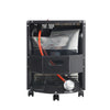 4.2KW PORTABLE FIRE CALOR GAS HEATER LPG CABINET BUTANE REGULATOR HOSE CASTORS