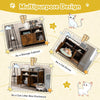 Cat Litter Box Enclosure Hidden Cat Washroom-Coffee