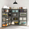 5-Tier Garage Storage Utility Shelves w/Adjustable Height-Grey