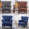 Fireside Armchair Chesterfield High Wing Back Chair Lounge Tub Queen Anne Sofa