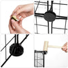 Pet Playpen Fence DIY Playpen Puppy Dog Cat Animal Cage Exercise Metal PP Indoor