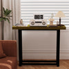 Industrial Wooden Retro Console Table Hallway Side Table Farmhouse Accent Table