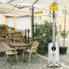 13KW Gas Power Patio Heater Garden Stainless Steel Mushroom Burner Free Standing