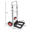 80KG Heavy Duty Folding Hand Sack Trolley Truck Transport Barrow Cart 2 Wheels