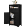 Bathroom Cabinet Floor Storage Cabinet Standing Cupboard w/1 Shelf &2 Drawers