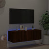 Camerina TV Wall Cabinet with Brown Oak 100x35x31 ,TV Stand Unit,TV Y8T8