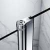 Walk In Shower Enclosure With 180° Flipper Panel 8mm Nano Glass Screen Cubicle