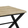 Dusk Clover Light Wood & Black 4-6 Seater Dining Table RRP £299