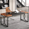 Tribesigns 160 cm Executive Desk, Large Office Computer Desk with Metal Frame