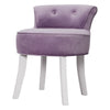 Purple Velvet Makeup Chair Seater Vanity Bedroom Dressing Table Stool Piano Seat