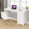 Computer Desk Wooden PC Laptop Table Writing Workstation with 3 Drawers
