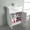 Bathroom Cabinet Vanity Unit Sink Basin Storage Furniture White Gloss 650mm