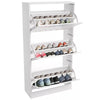 3 Drawer Shoe Cabinet Storage Cupboard Unit Shoe Rack Wooden Stand Organiser