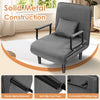 4 in 1 Convertible Sofa Bed Lounge Sleeper Chair w/Adjustable Backrest, Cushion