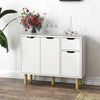 Sideboard Dining Room Wood Storage Cabinet Cupboard with 2 Doors 2 Drawers NEW