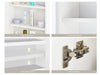 Bathroom Cabinet Wall Mounted Mirror Door Storage Cosmetic Make-up Magnifier