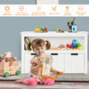 Kids Toy Storage Organizer 3-Drawer Toy Chest Toy Cube Shelf w/Large Open Shelf