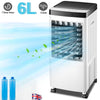 6L Portable Cooler Air Conditioning Unit Fan Humidifier W/ Remote Control 3 Gear