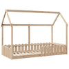 ' House Bed Frame 90x190 Solid Wood Pine T7Z0