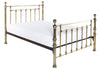 Brass Finish,Traditional Antique Victorian Metal Bed Frame,Double,5ft King,6ft