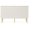 Cabinet Chest of Drawers with Adjustable Shelf Home Storage Cupboard White