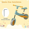 Baby Balance Bikes 2 Wheels Children’s Bicycle Adjustable Kids Riding Toy-Blue